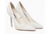Sophia Webster - Ivory Lace Coco Crystal Pumps